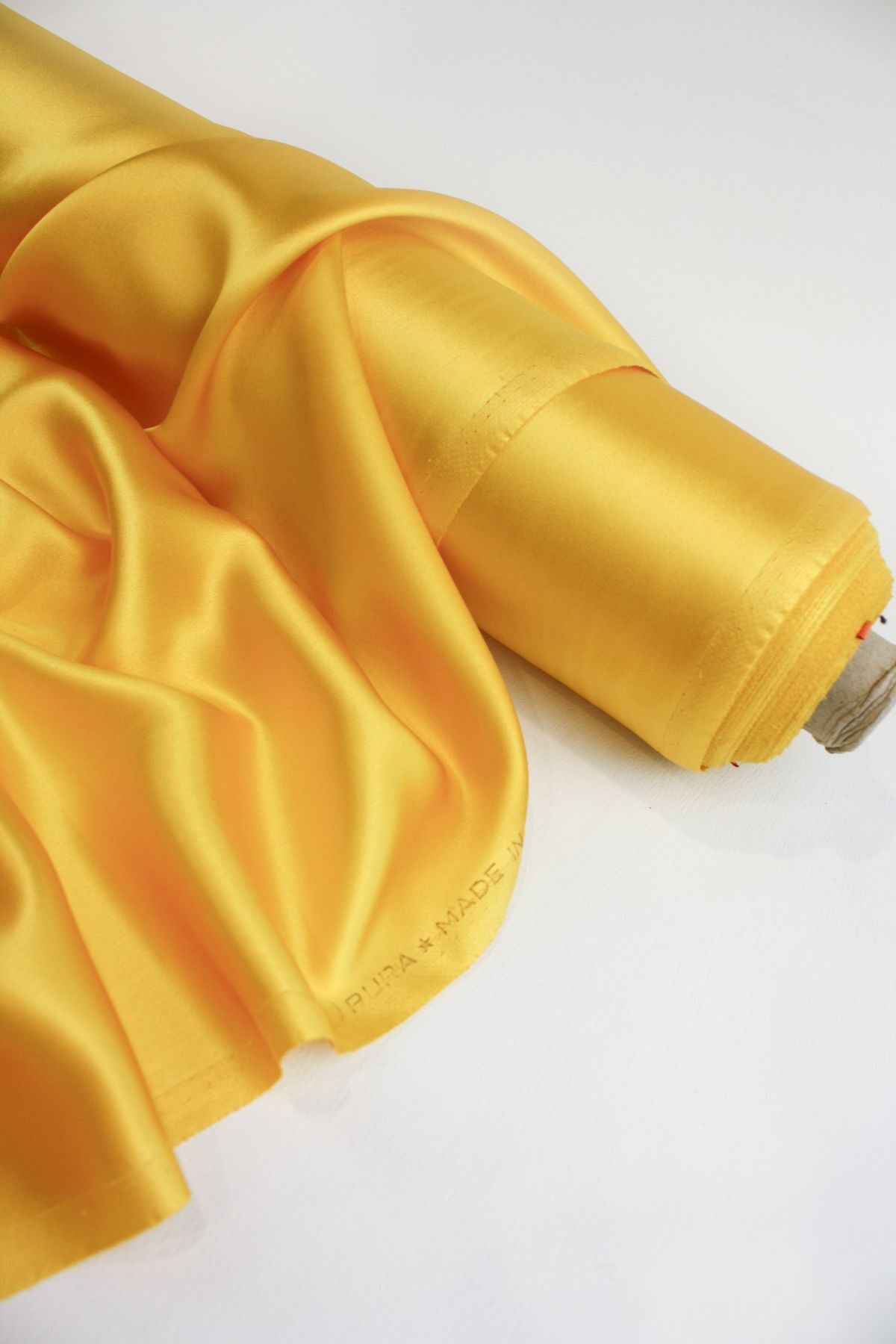 Color-Plain Lemon Viscose Silk