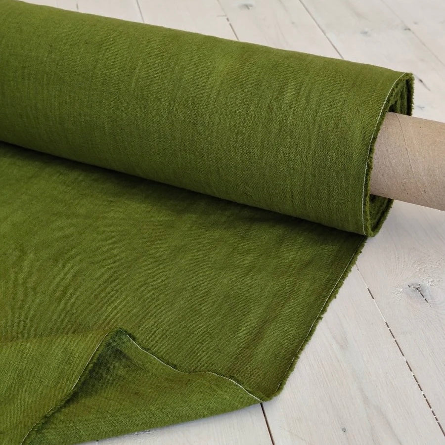 2pc-Natural Linen-Moss Green-CL141682
