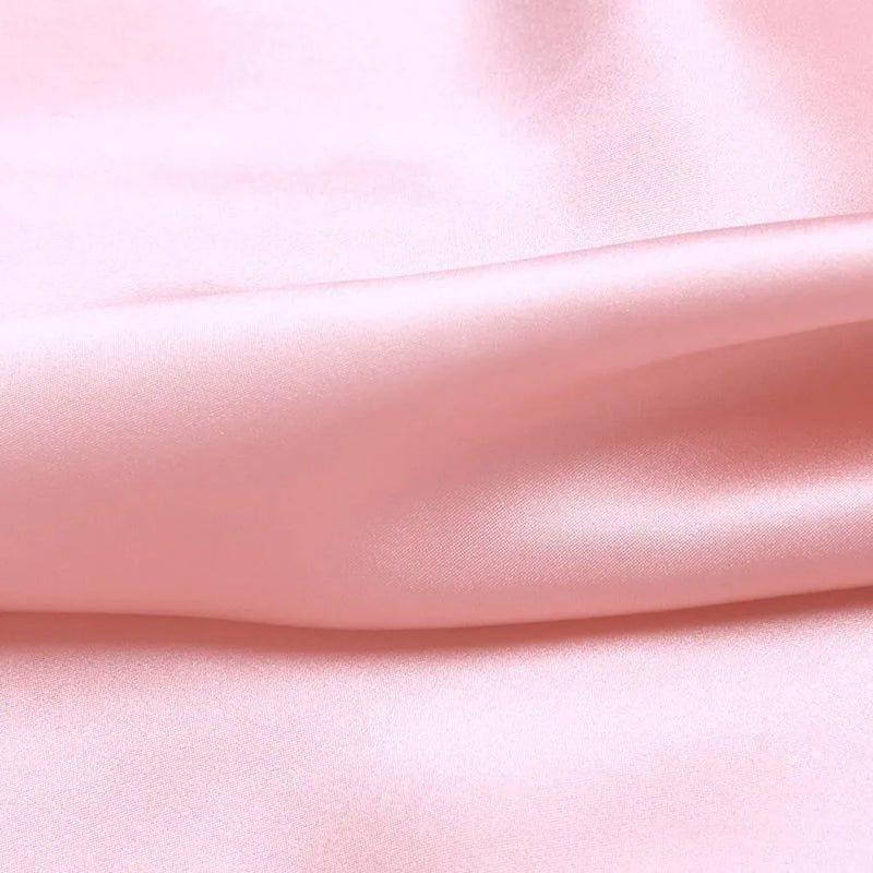 Color-Plain Light Pink Viscose Silk