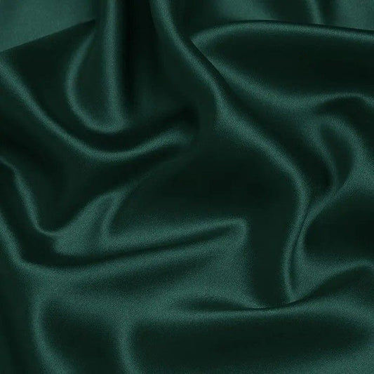 Color-Plain Dark Green Viscose Silk