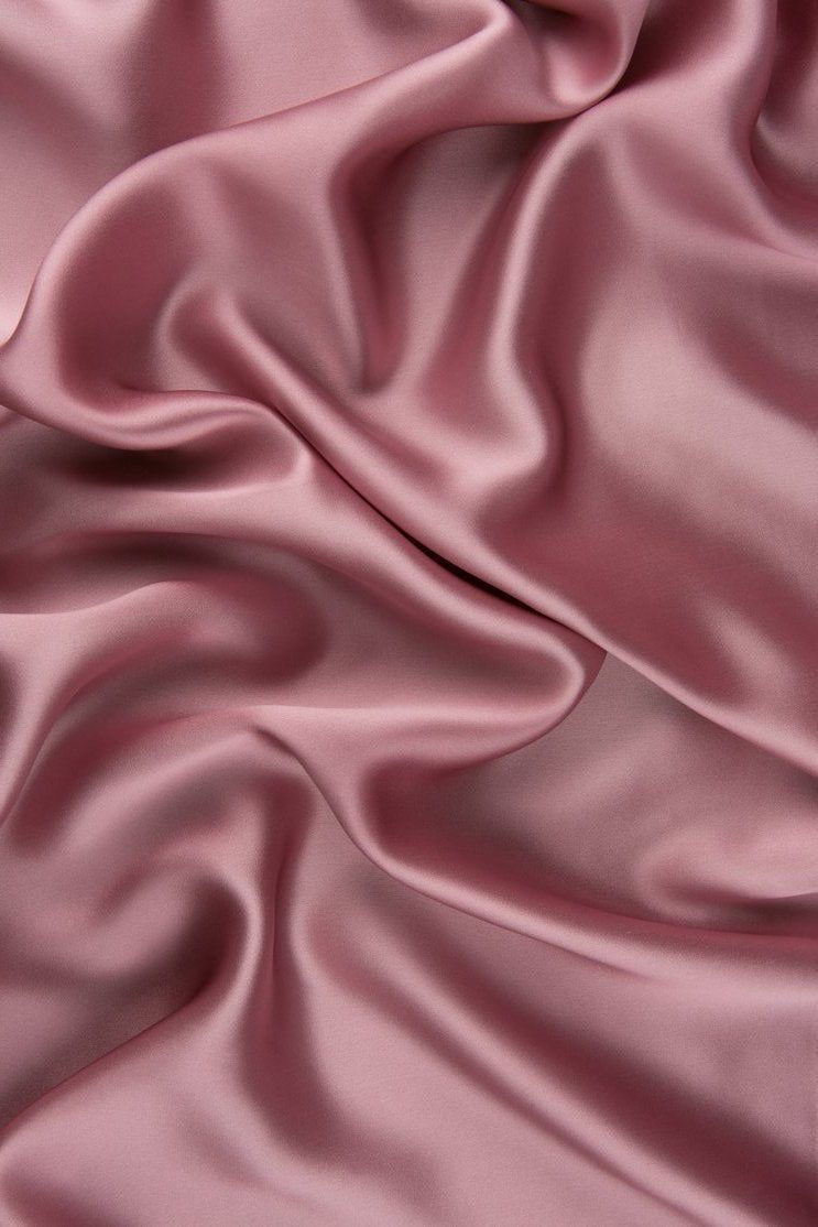 Color-Plain Blush Pink Viscose Silk