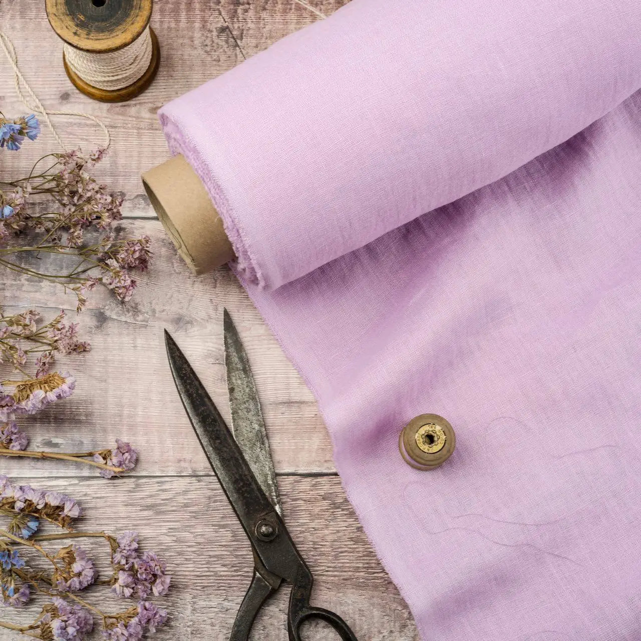 2pc-Natural Irish Linen-Lilac-CL147211