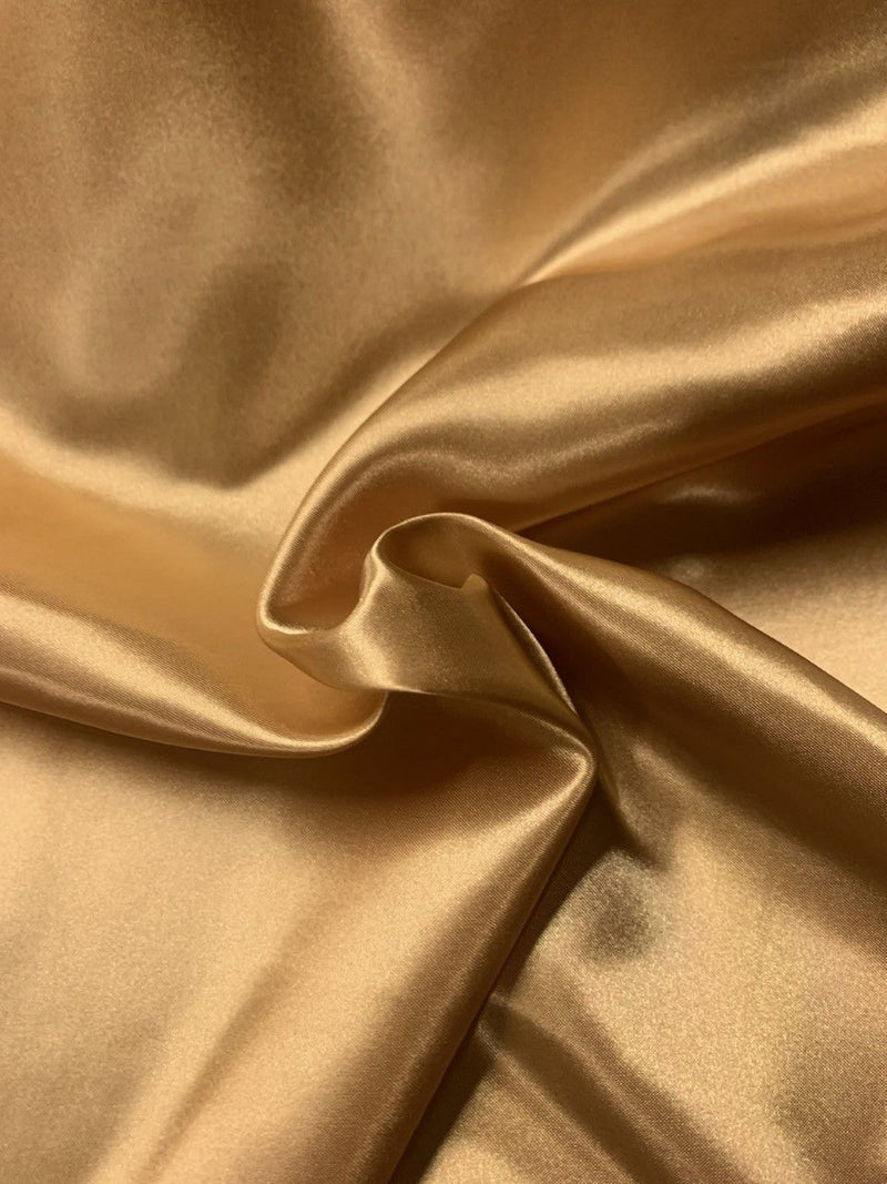 Color-Plain Golden Soft Silk