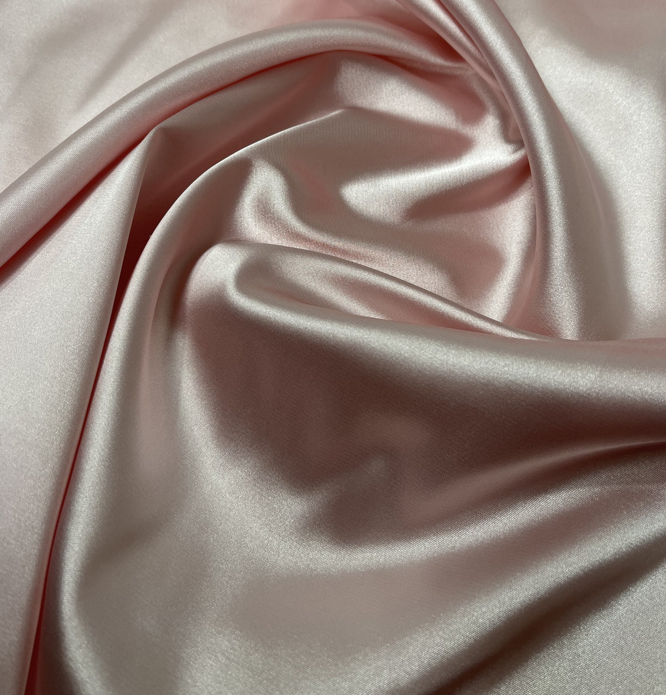 Premium-Plain Light Blush Viscose Silk