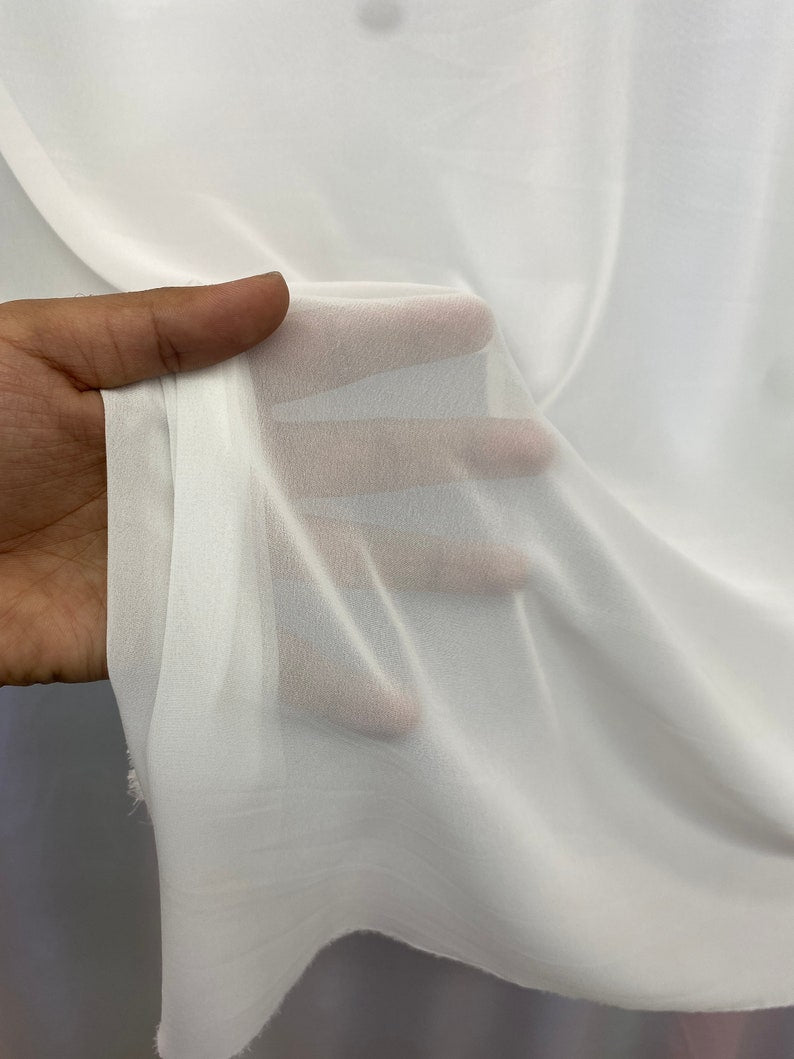 Pure Emerald Chiffon/Per Yard