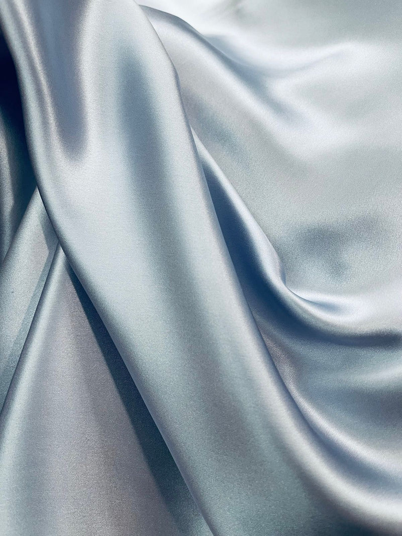 Color-Plain Sky Blue Viscose Silk