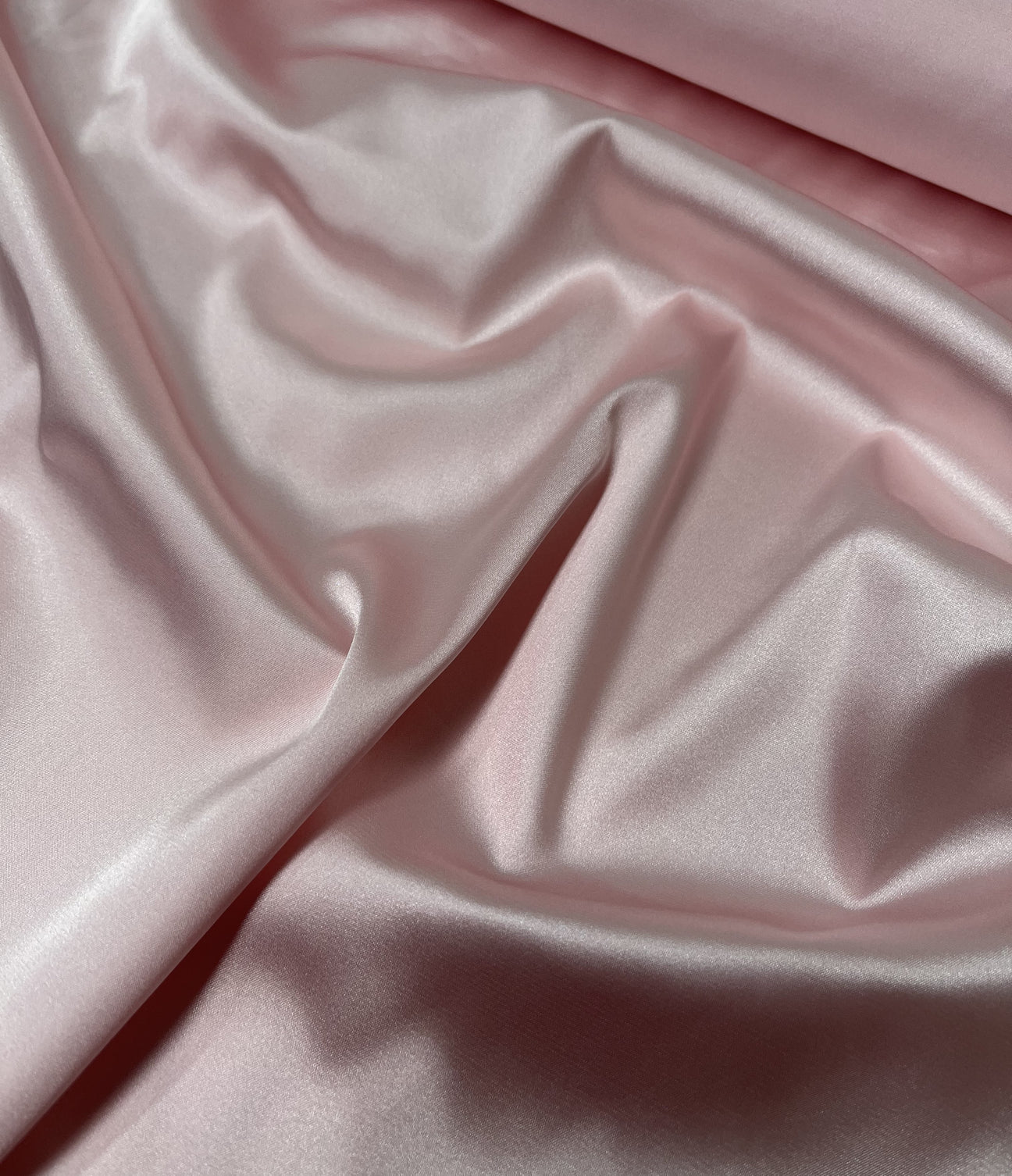Premium-Plain Light Blush Viscose Silk