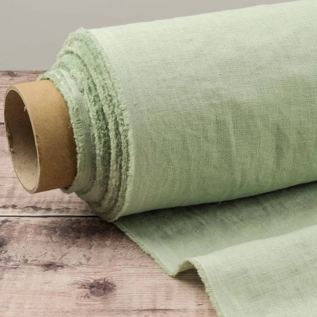 2pc-Natural Irish Linen-Cool Light Green-CL6663678