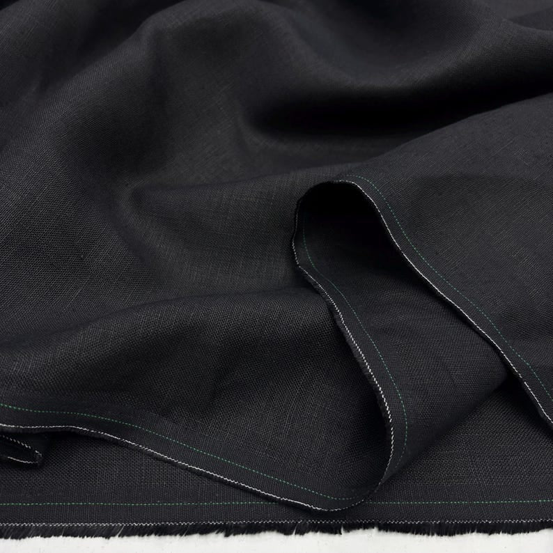2pc-Natural Irish Linen-Black-CL14731937