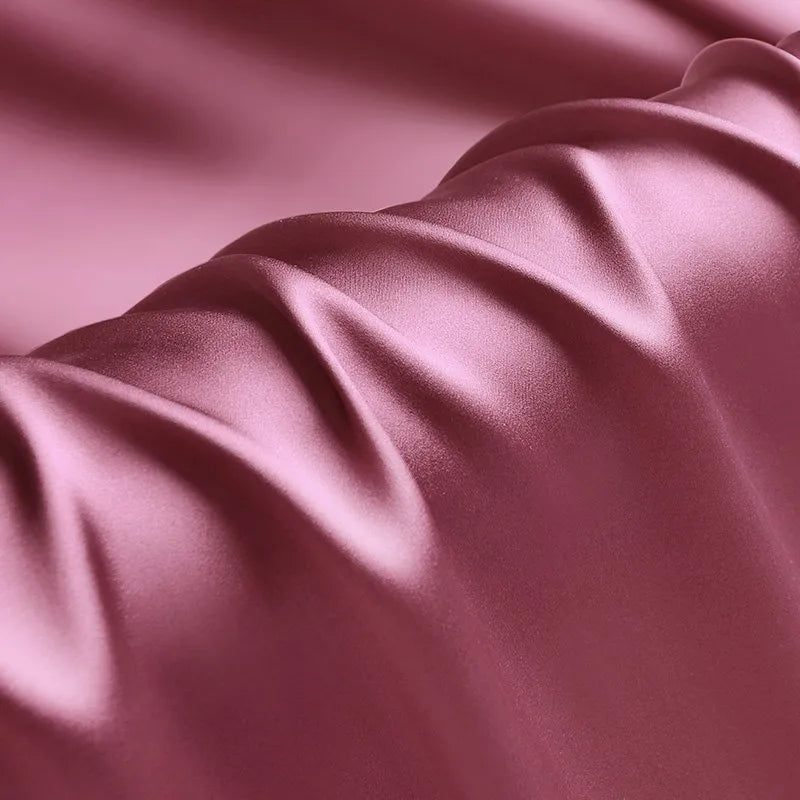 Color-Plain Rapture Rose Viscose Silk