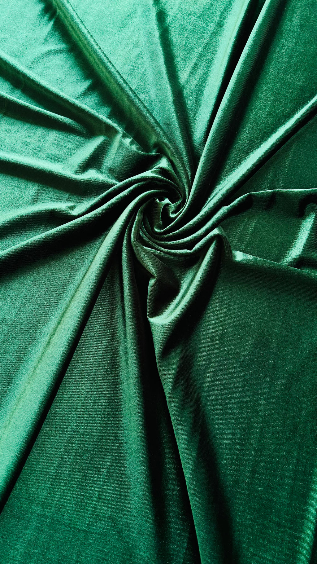 Micro 5000-Brewster Green Plain Velvet-2pc Suit