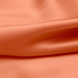 Color-Plain Peach Viscose Silk