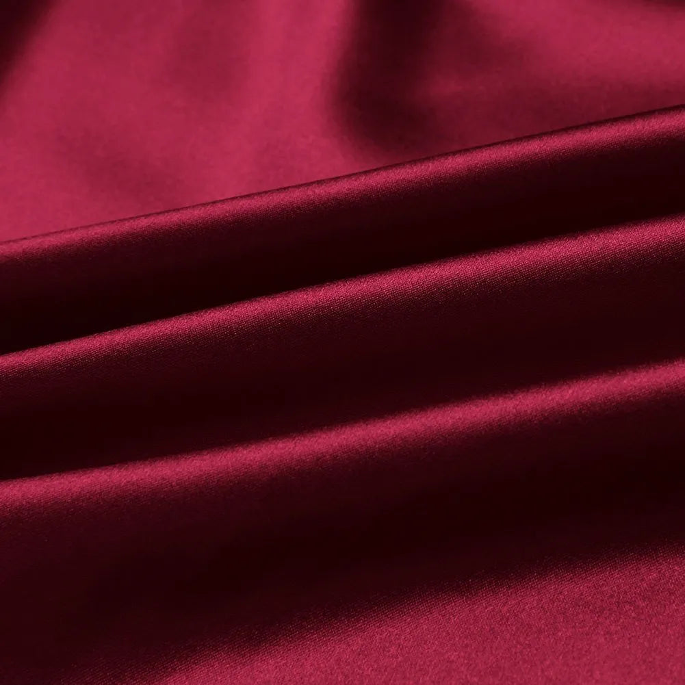 Color-Plain Maroon Viscose Silk