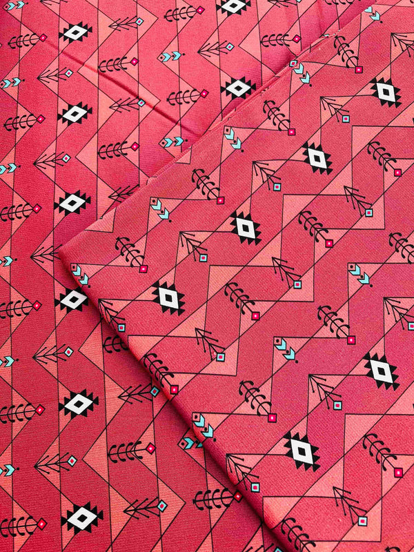 Pink Fabric - Unstiched Cordouroy Marina 1013