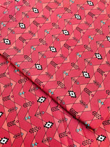 Pink Fabric - Unstiched Cordouroy Marina 1013