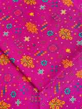 Shocking Pink Delight - Unstitched Khaddar