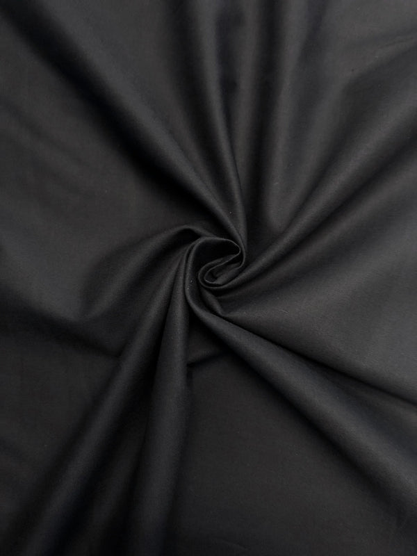 Color-Black Plain Cotton