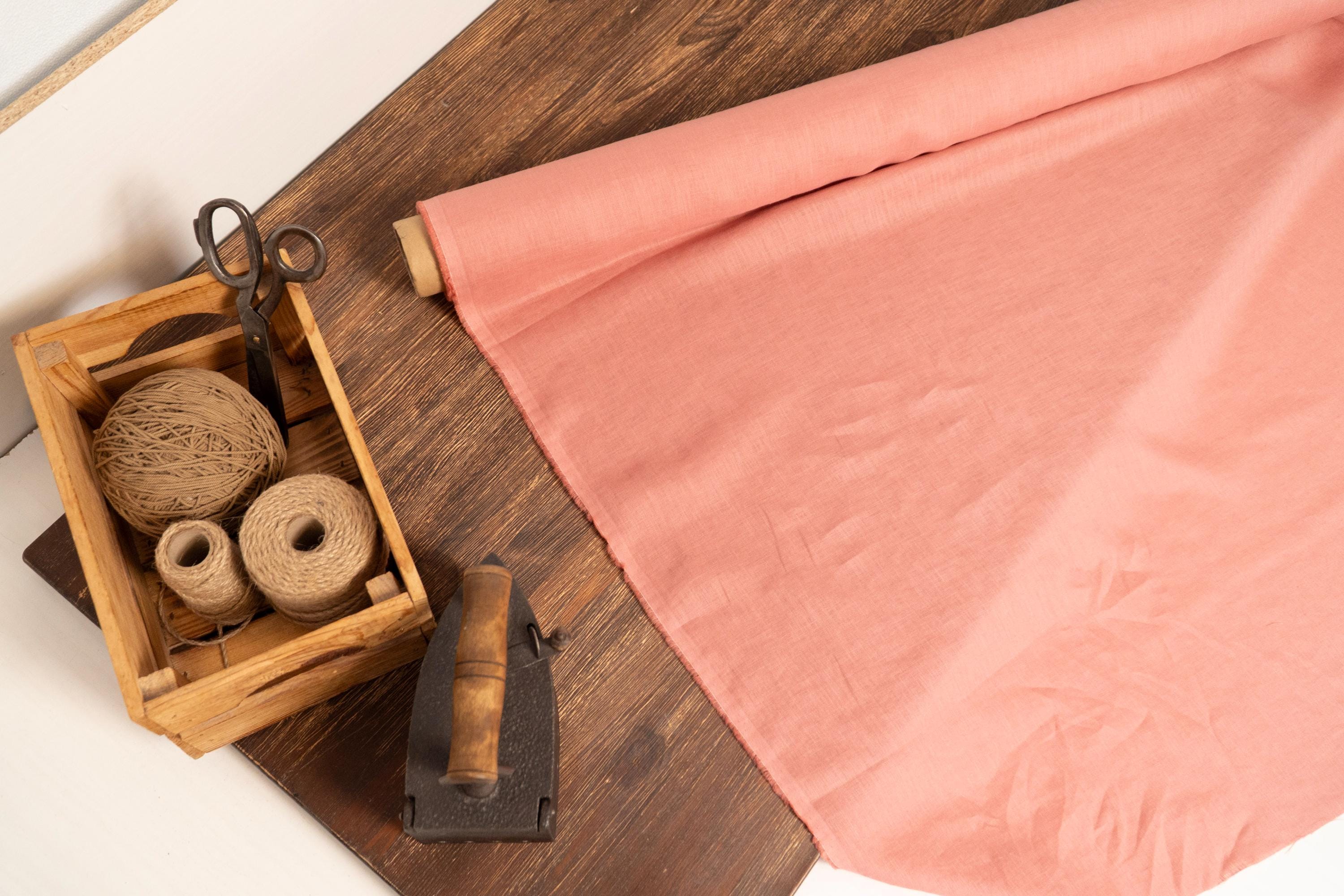 2pc-Natural Irish Linen-Dusty Pink-CL0013377