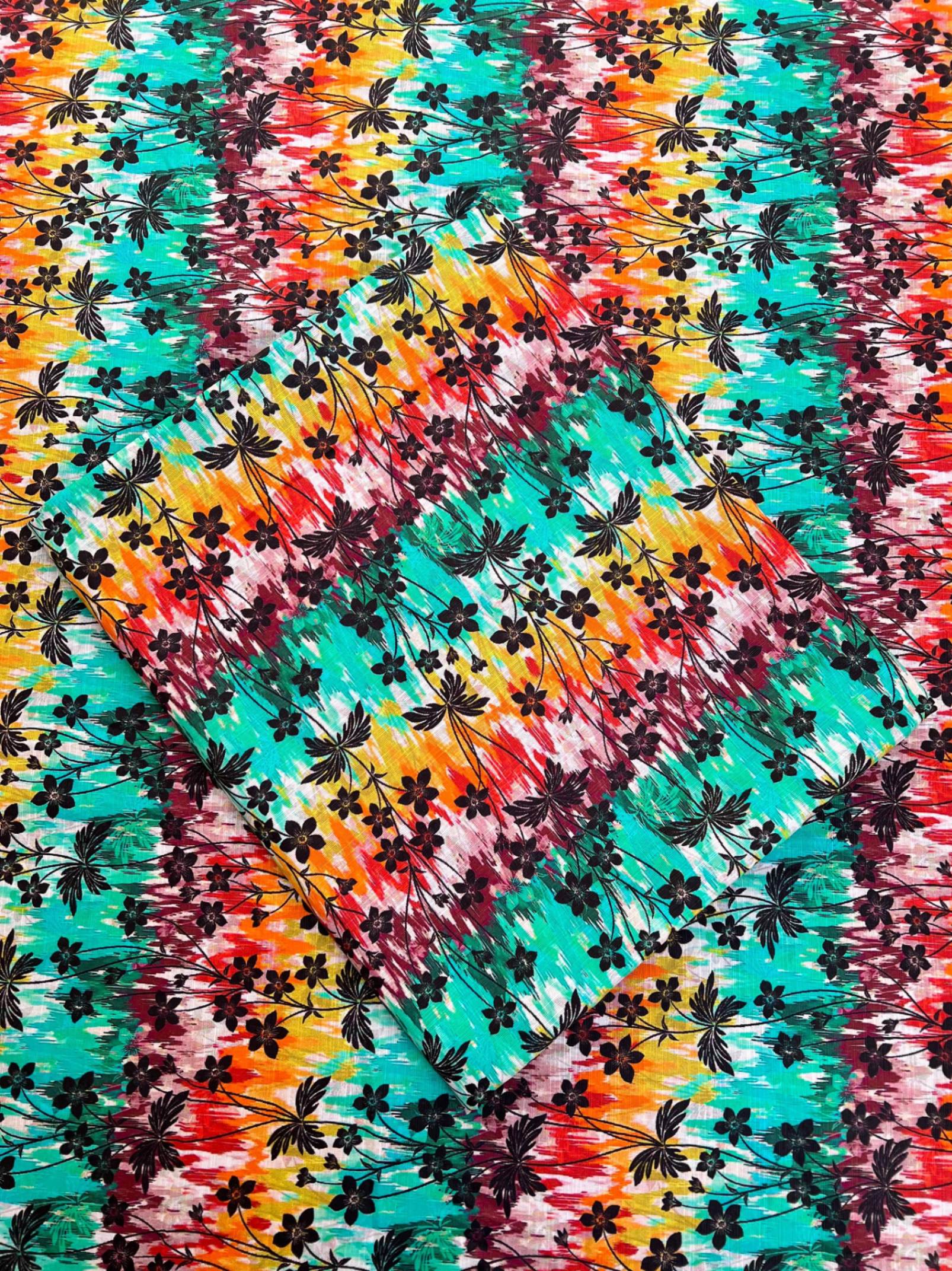 Tropical Escape - Unstitched Khaddar