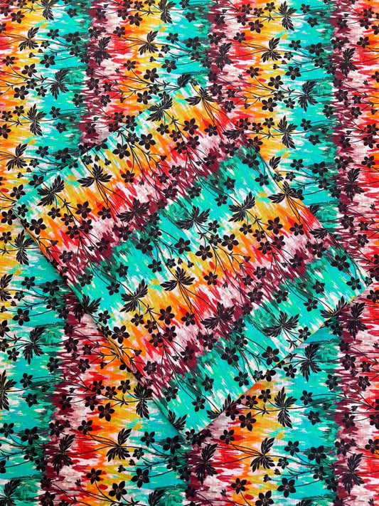 Tropical Escape - Unstitched Khaddar