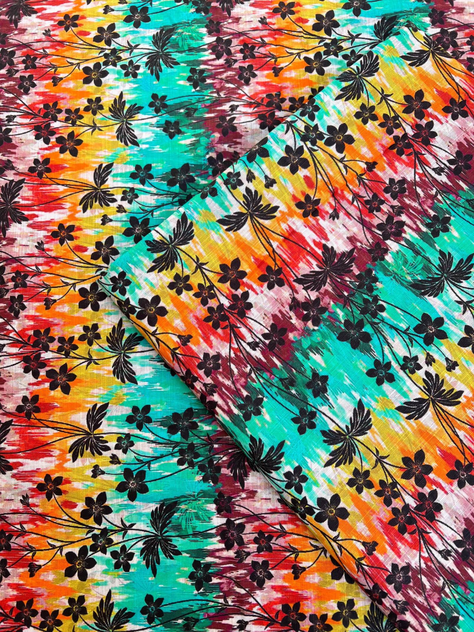 Tropical Escape - Unstitched Khaddar