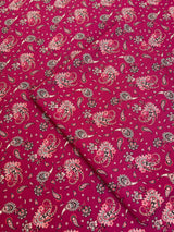 Heritage Maroon - Unstitched Khaddar