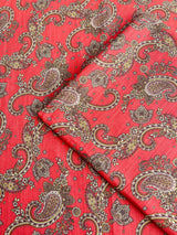 Rose Red Cultural Legacy - Unstitched Khaddar - Shirt