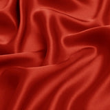 Color-Plain Red Soft Silk