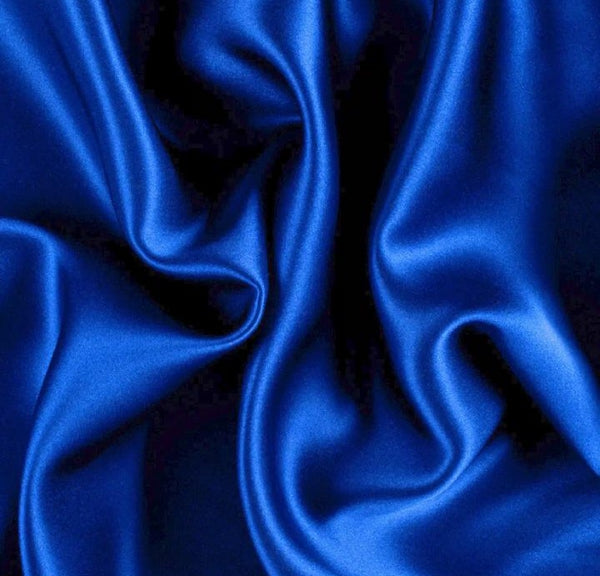 Color-Plain Royal Blue Soft Silk